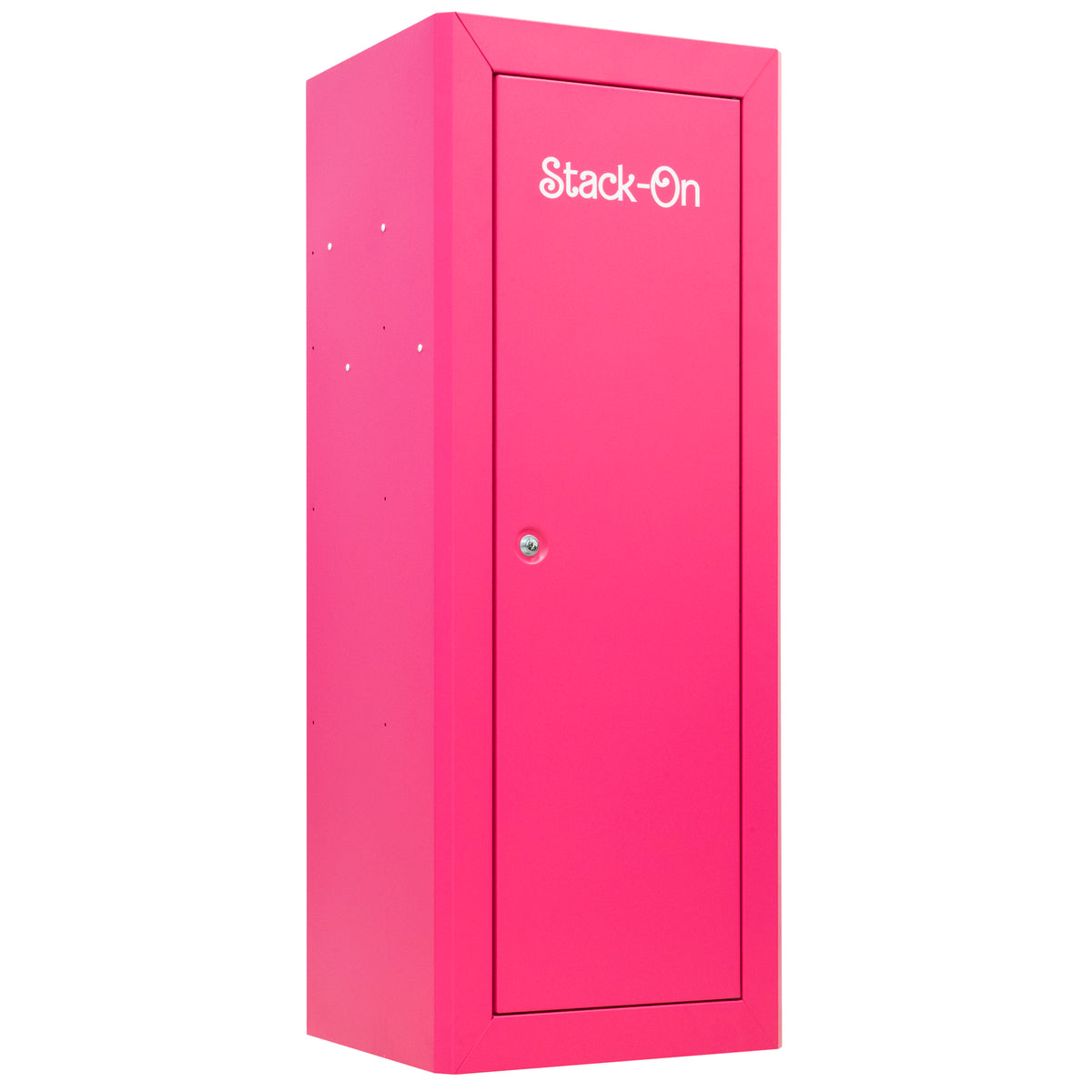 Pink Security Guard Stack-On 18-Gun Key Lock Welded-Steel Security Gun Cabinet - Pink ...