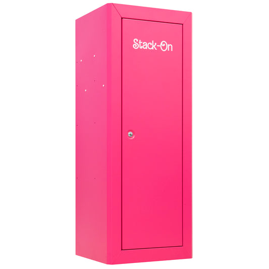 Stack-On 18-Gun Key Lock Welded-Steel Security Gun Cabinet - Pink